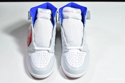 HIGH WHITE ZOOM BLUE RETRO - RACER 1 JORDAN 0727